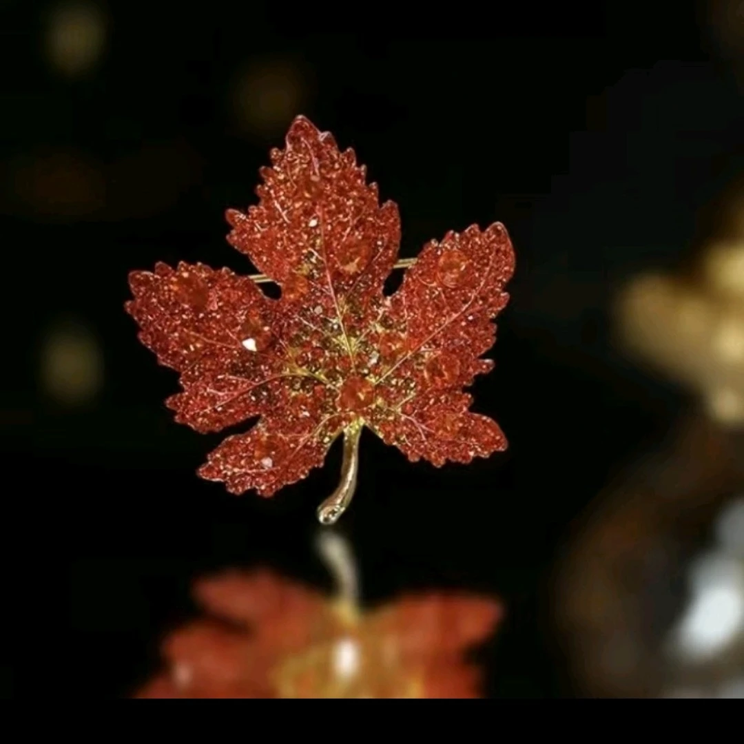 红枫叶胸针红色韩版精美时尚大衣西服毛衣衬衫裙子晚礼服等配饰