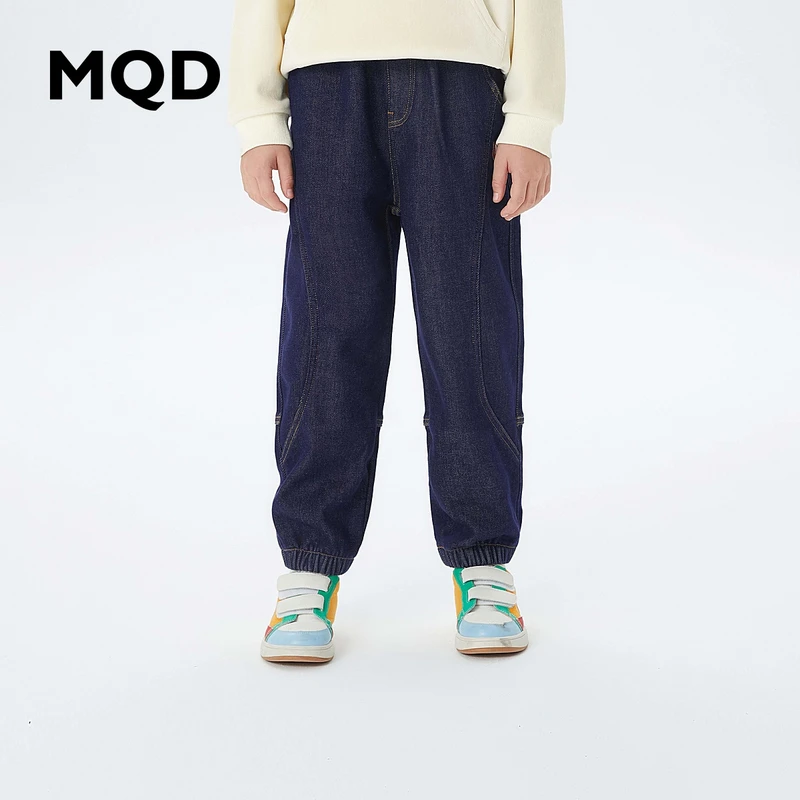 MQD童装冬季新款休闲牛仔长裤9634W1401