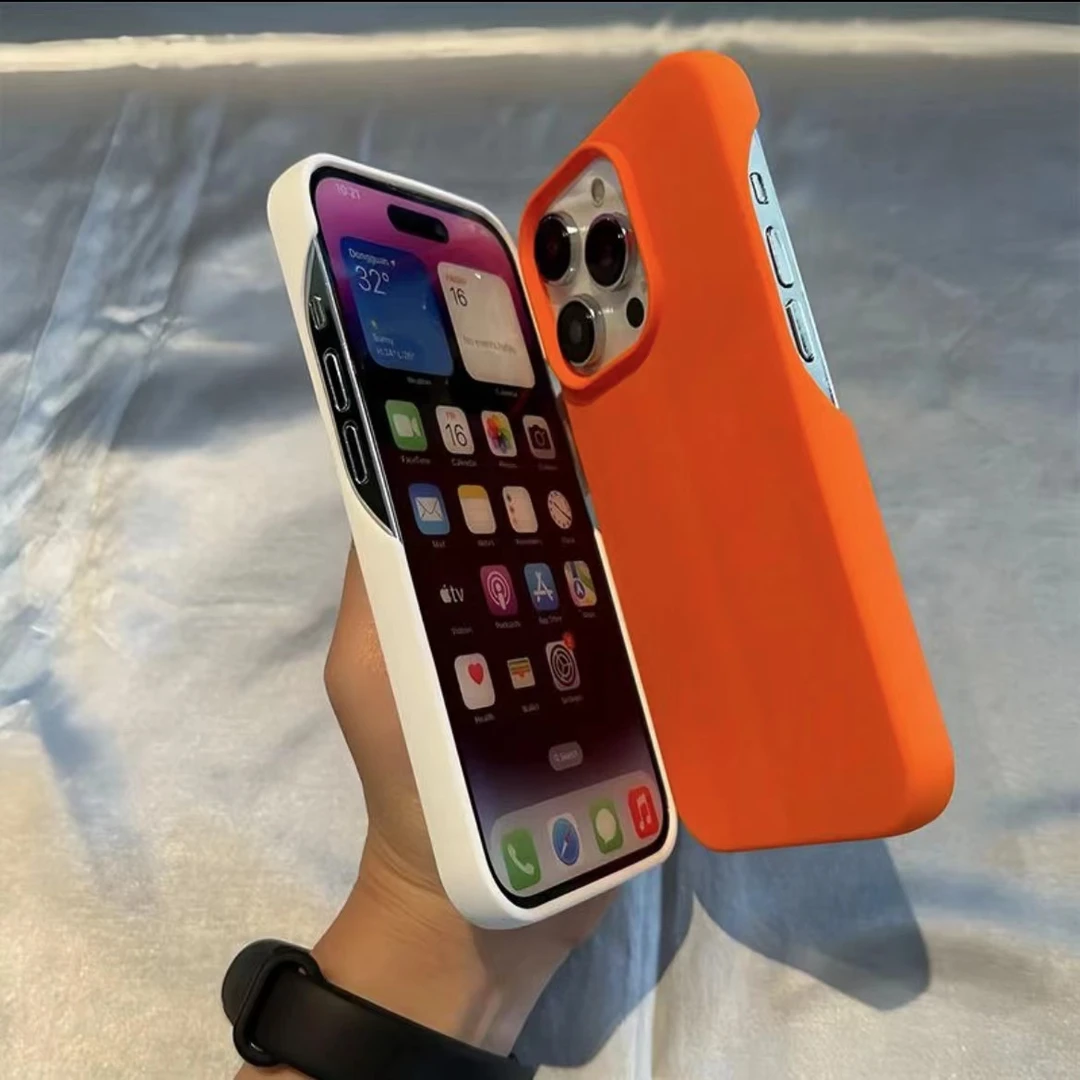 半包款简约适用苹果16promax手机壳iphone15/12/14/13/xs超薄软壳