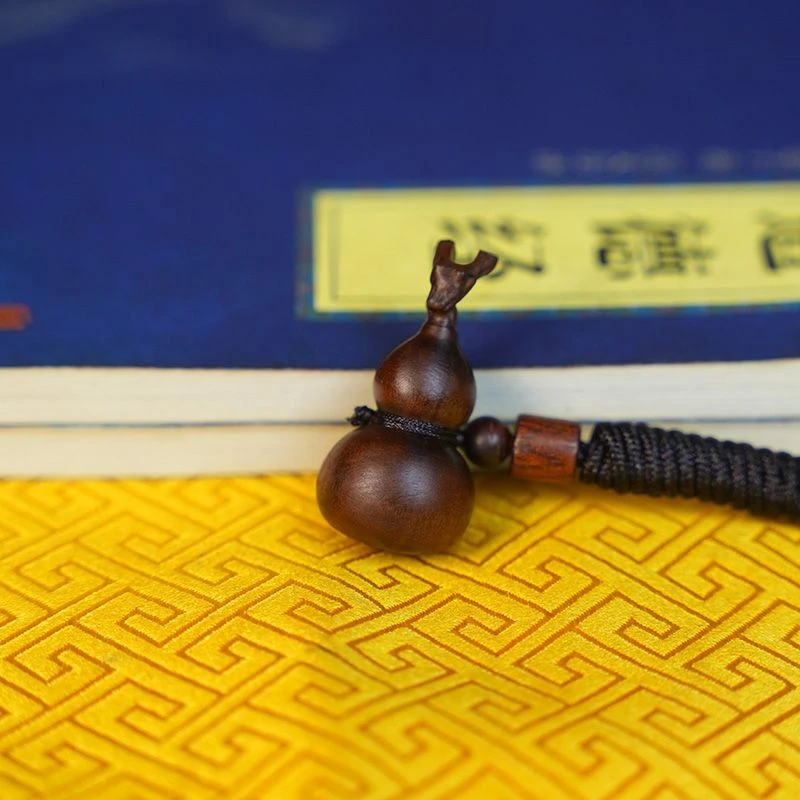 雷击枣木小葫芦福禄吊坠挂件车载饰品挂件钥匙扣龙头葫芦吊坠售后