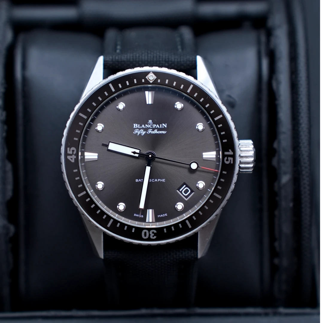 99新 宝珀 五十噚系列5000-1110-B52A/20年全套/43mm