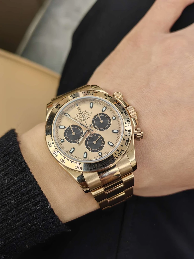 95新 Rolex/劳力士 迪通拿116505贝嫂同款40mm18K玫瑰金单表