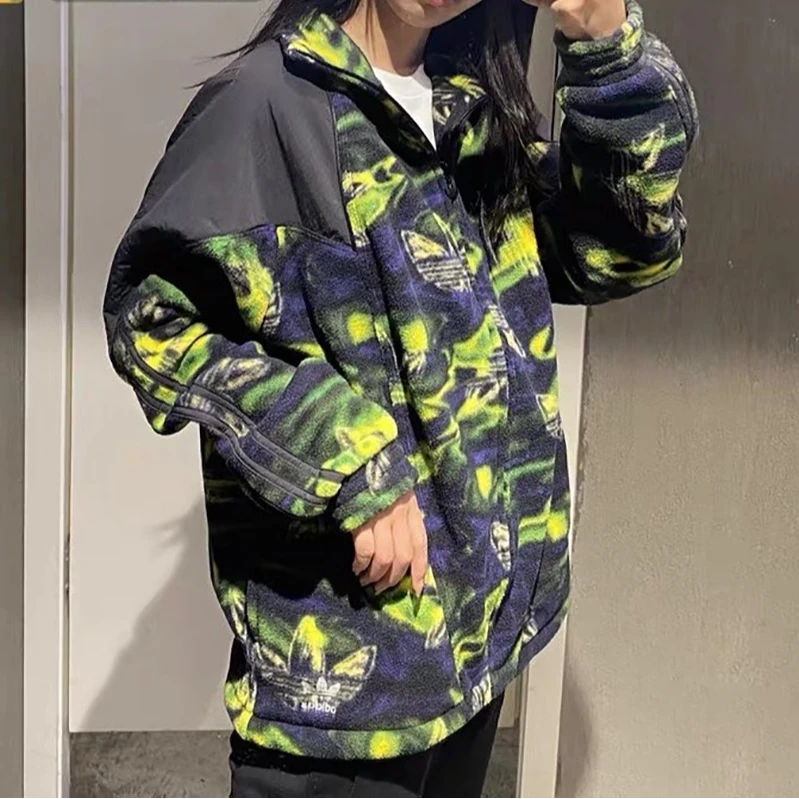 【推荐】阿迪达斯男服三叶草外套运动休闲春秋BG TF PRINT TT 0799