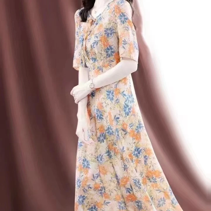 【中先森】新款重磅桑蚕丝连衣裙   201