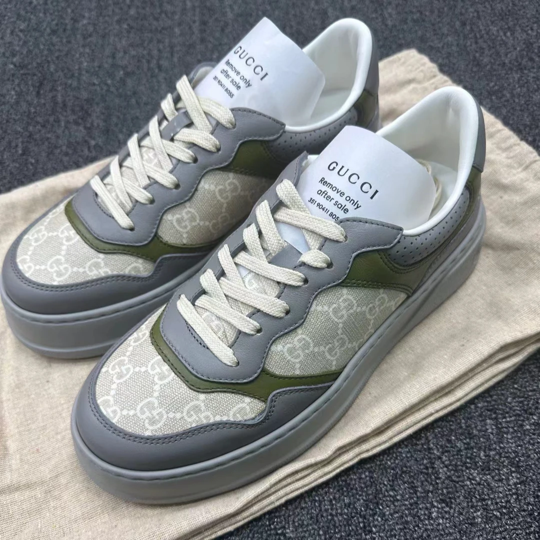 GUCCI/古驰Chunky B 圆头系带 时尚板鞋 40码 全新未使用工价8900