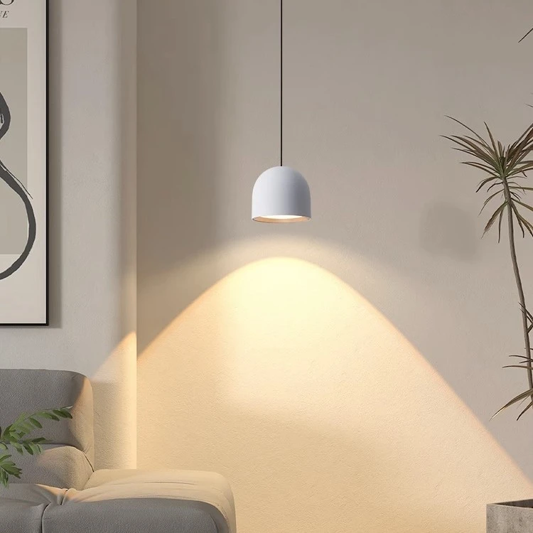 床头吊灯奶油风新款现代简约可升降长线卧室小吊灯广东中山灯具0