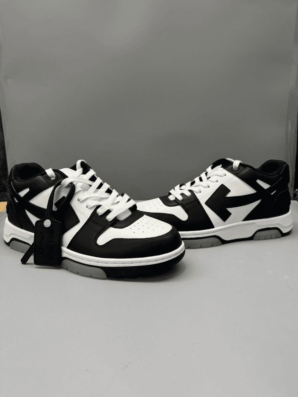 43码 OFF WHITE Out Of Office 公价3659 黑白 低帮 休闲板鞋