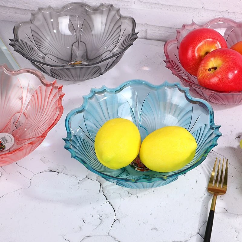 多功能水果盘客厅家用创意盒零食盘简约办公室北欧风格塑料糖果盘