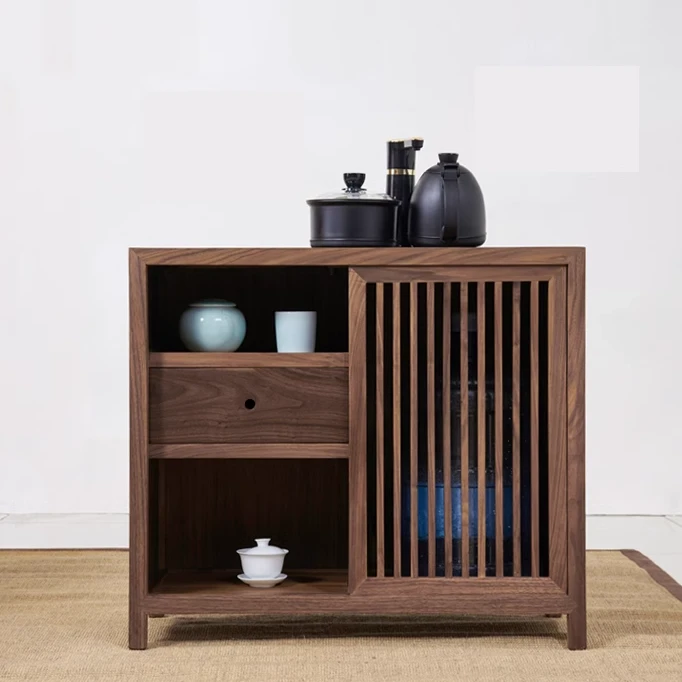 新中式新中式烧水茶水柜茶柜茶边柜沙发茶几餐边柜简约茶水台家用