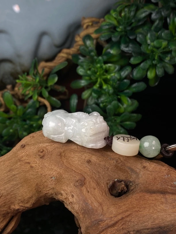 【翡翠小洋姐活动福利款】#视频同款 貔貅钥匙扣 多样性发其一18769
