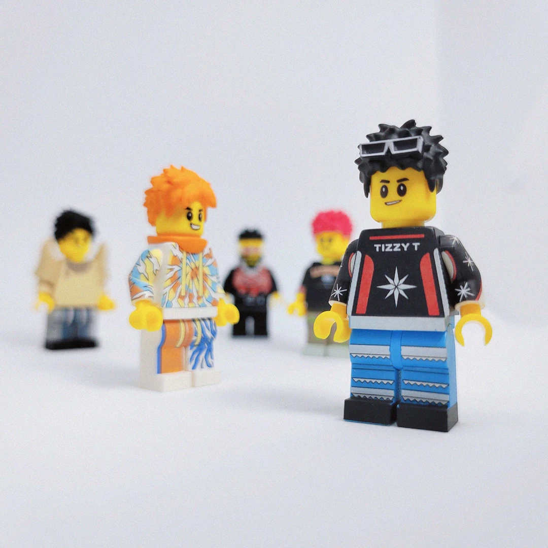 [撒尿小狗] 嘻哈版 第三方手工玩具手办 积木收藏摆件