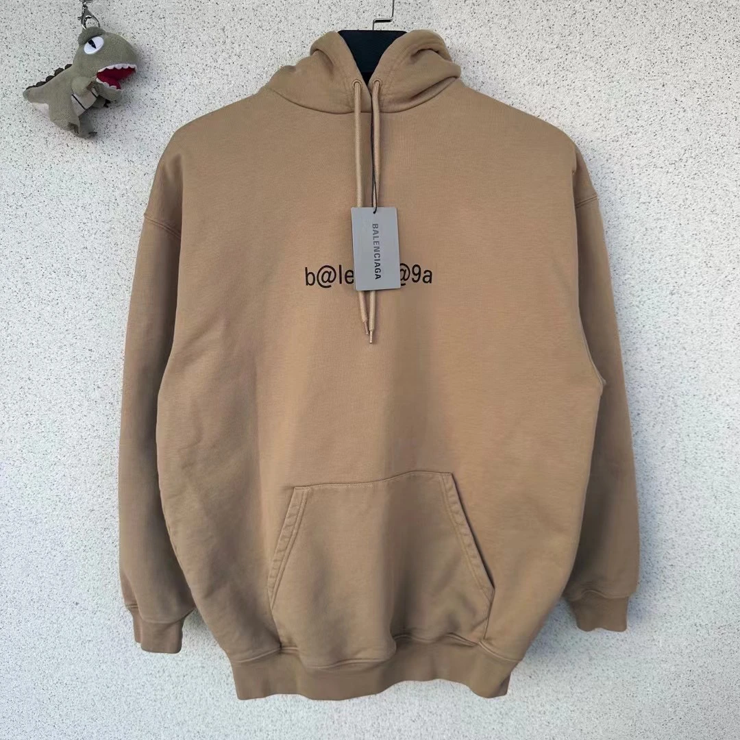 未使用 Balenciaga/巴黎世家 特价！！！卡其色邮箱帽衫/os xs码