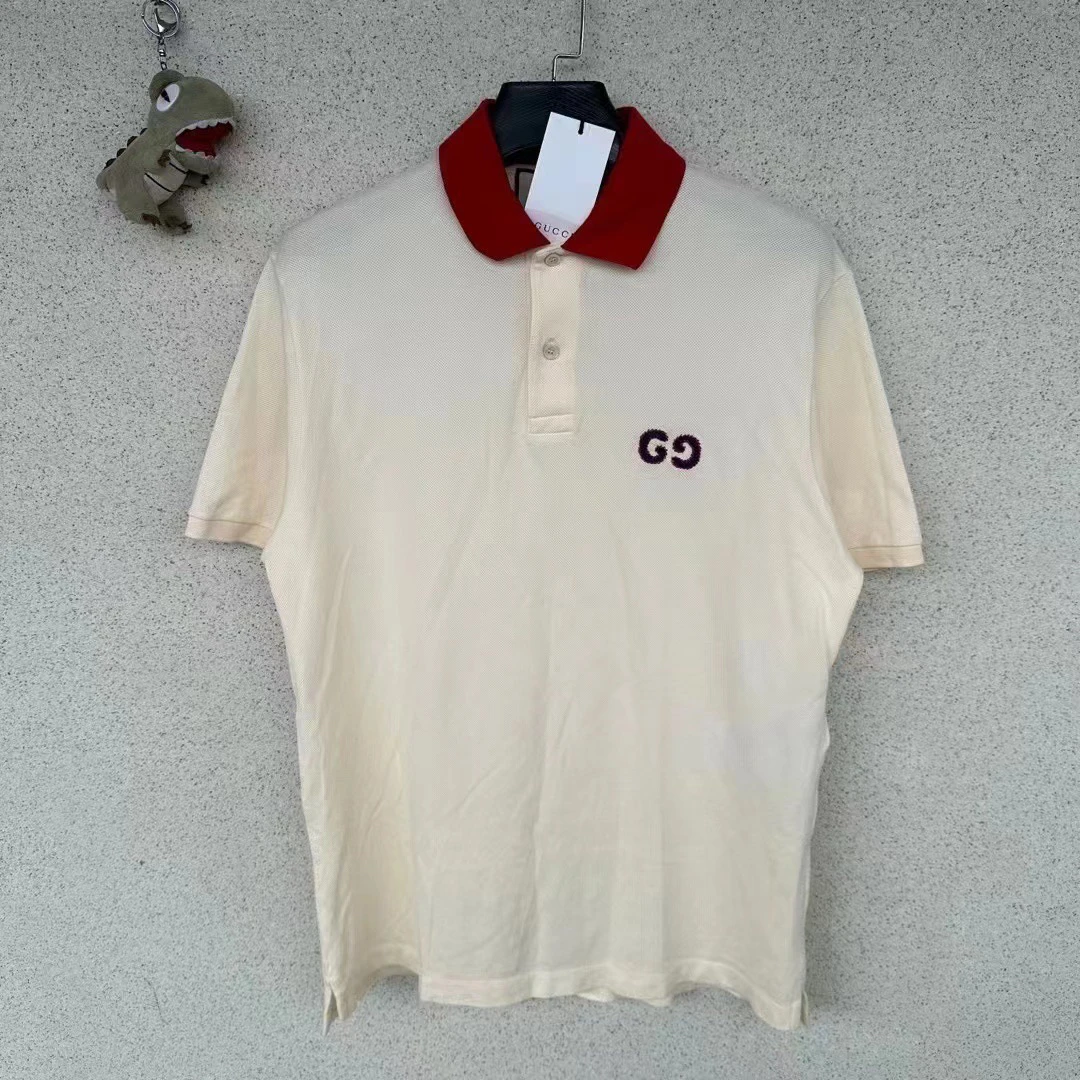 全新未使用 GUCCI/古驰 小logo polo短袖/L码