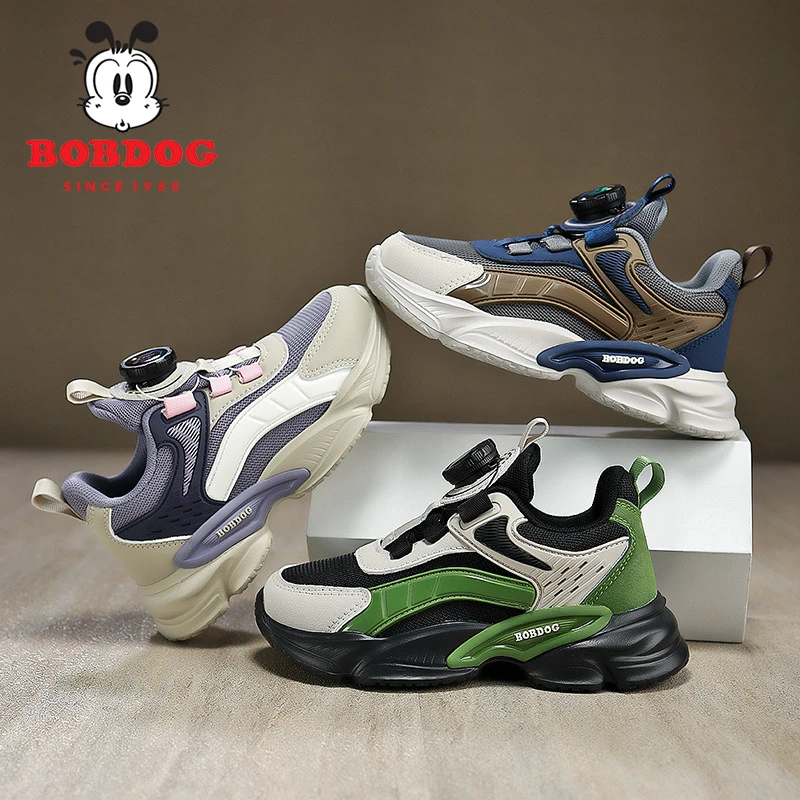 【耀选专属】巴布豆儿童鞋春秋新款透气网面软底儿童运动鞋子E034