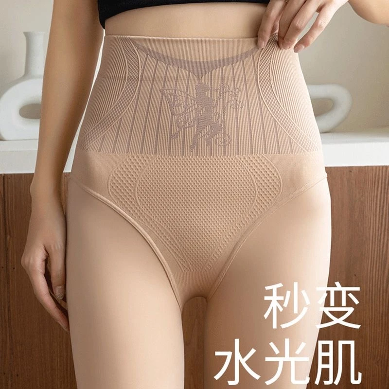 高腰秋冬款仙女水光裸感防勾丝水润加绒面膜加厚水光袜