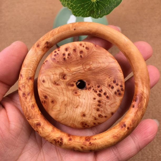 太行崖柏手镯平安扣套装（可挑）