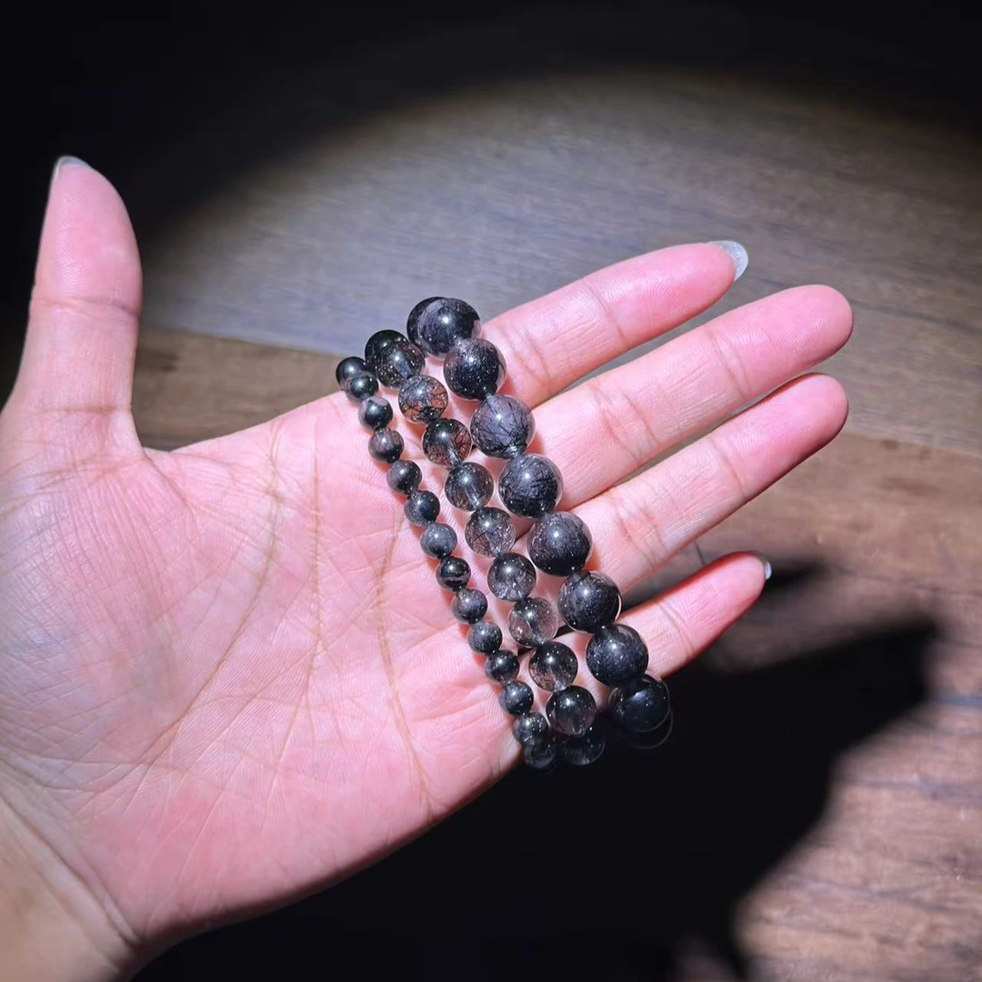 【缪老师严选】SJ0507 黑发水晶手链 多样性发其一