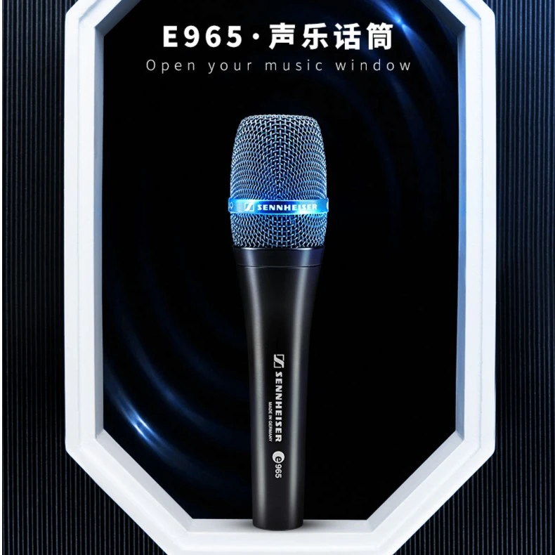 SENNHEISER/森海塞尔E965有线人声电容话筒录音直播多用途电容式