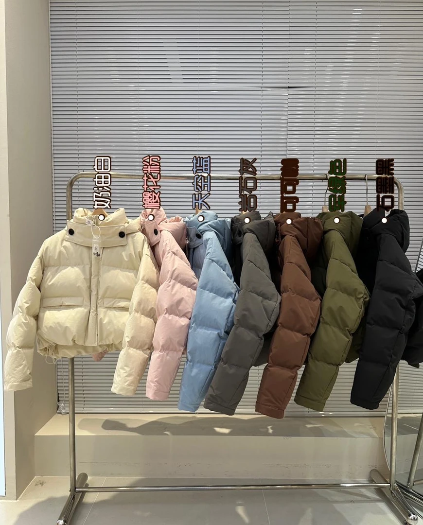 opsbue 新国标90帽子有拉链羽绒服外套  Y43 g