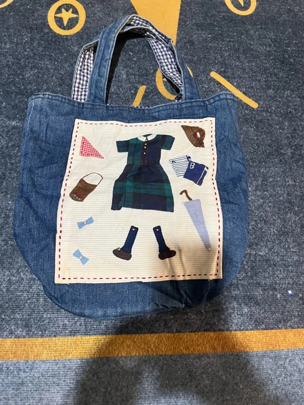 阔阔古着可爱秋天斜挎包包