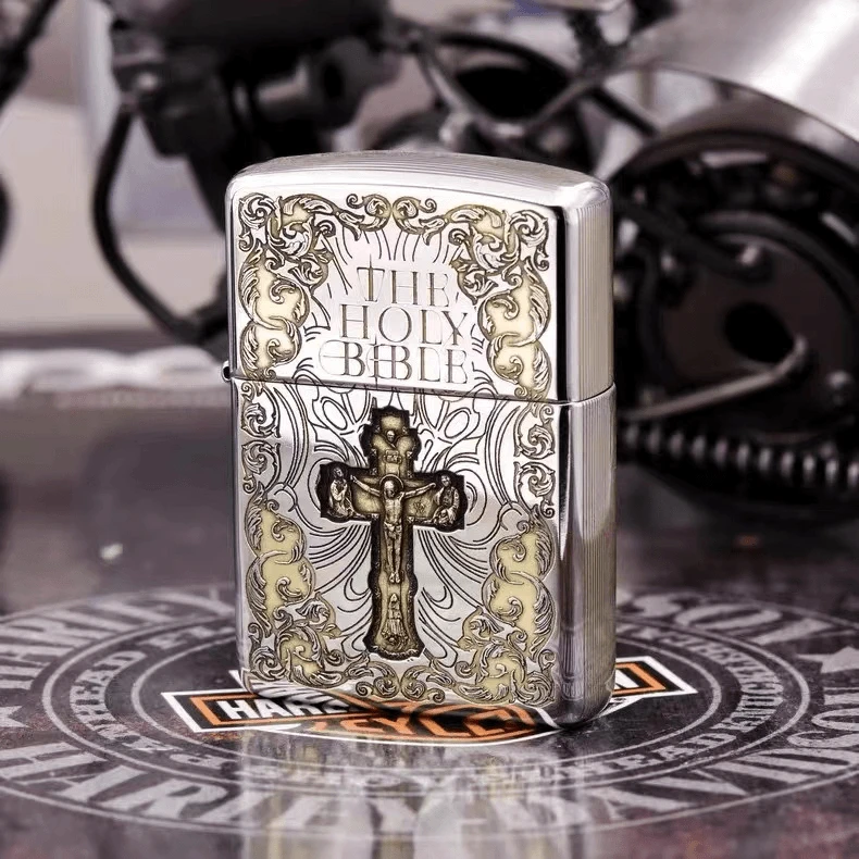 ZIPPO正品打火机-康斯坦丁救赎-金冰双色-个性DY9908FD送男友礼物