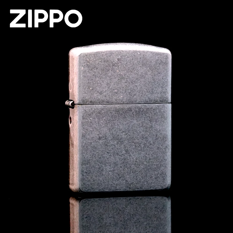 ZIPPO/之宝正品打火机/盔甲仿古银光板-经典简约 -DYJ1