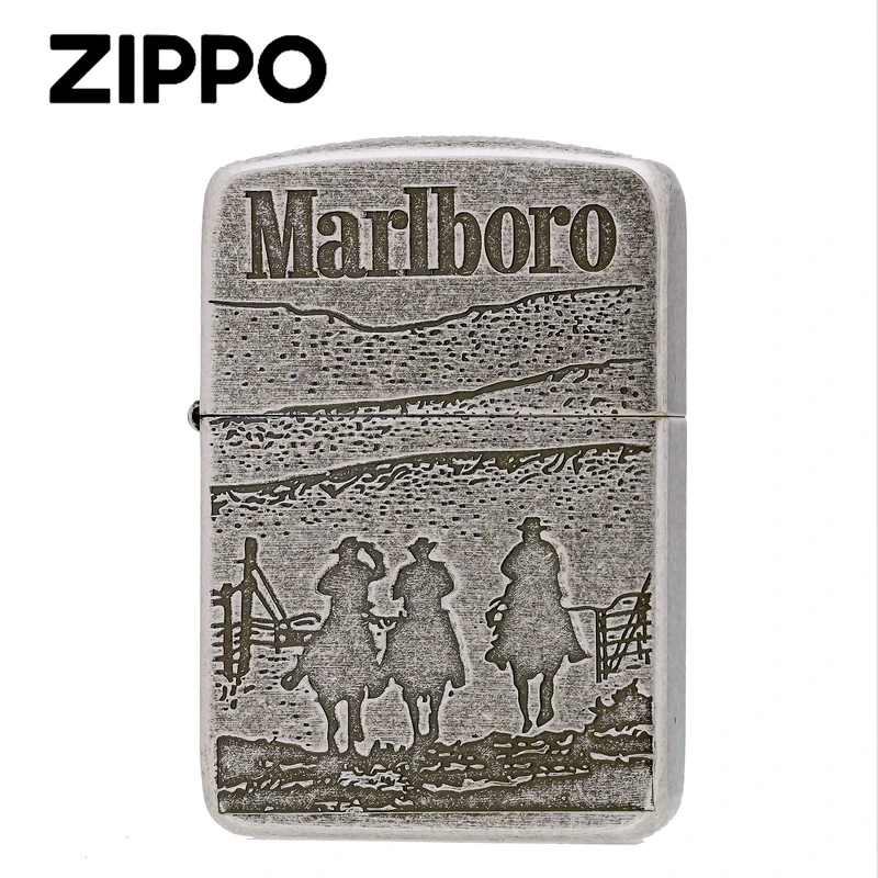 ZIPPO打火机正品/古银1941【万宝路】男士收藏防风DYJ1