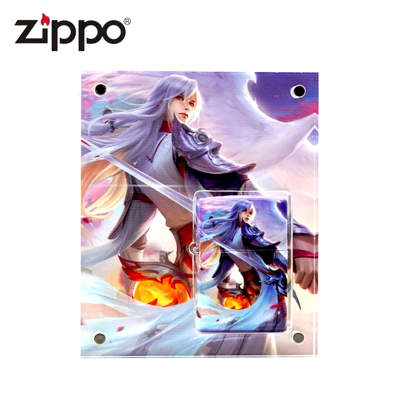 ZIPPO/之宝打火机正品/-李白-凤求凰-亚克力透明水晶盒-DYX1H1M1
