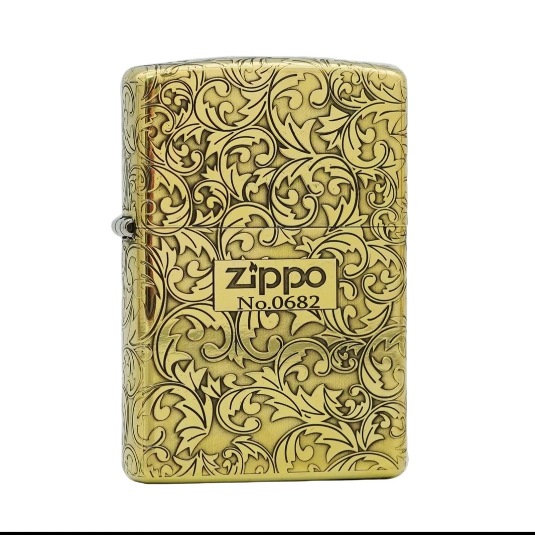 ZIPPO/之宝打火机/205/黄铜五面雕刻小叶唐草中标-DYJ1