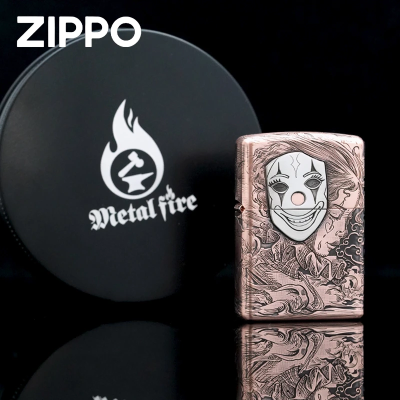 ZIPPO/之宝正品打火机/DIY-纯紫铜重甲假面人生-DY9902TJ（凯亚）