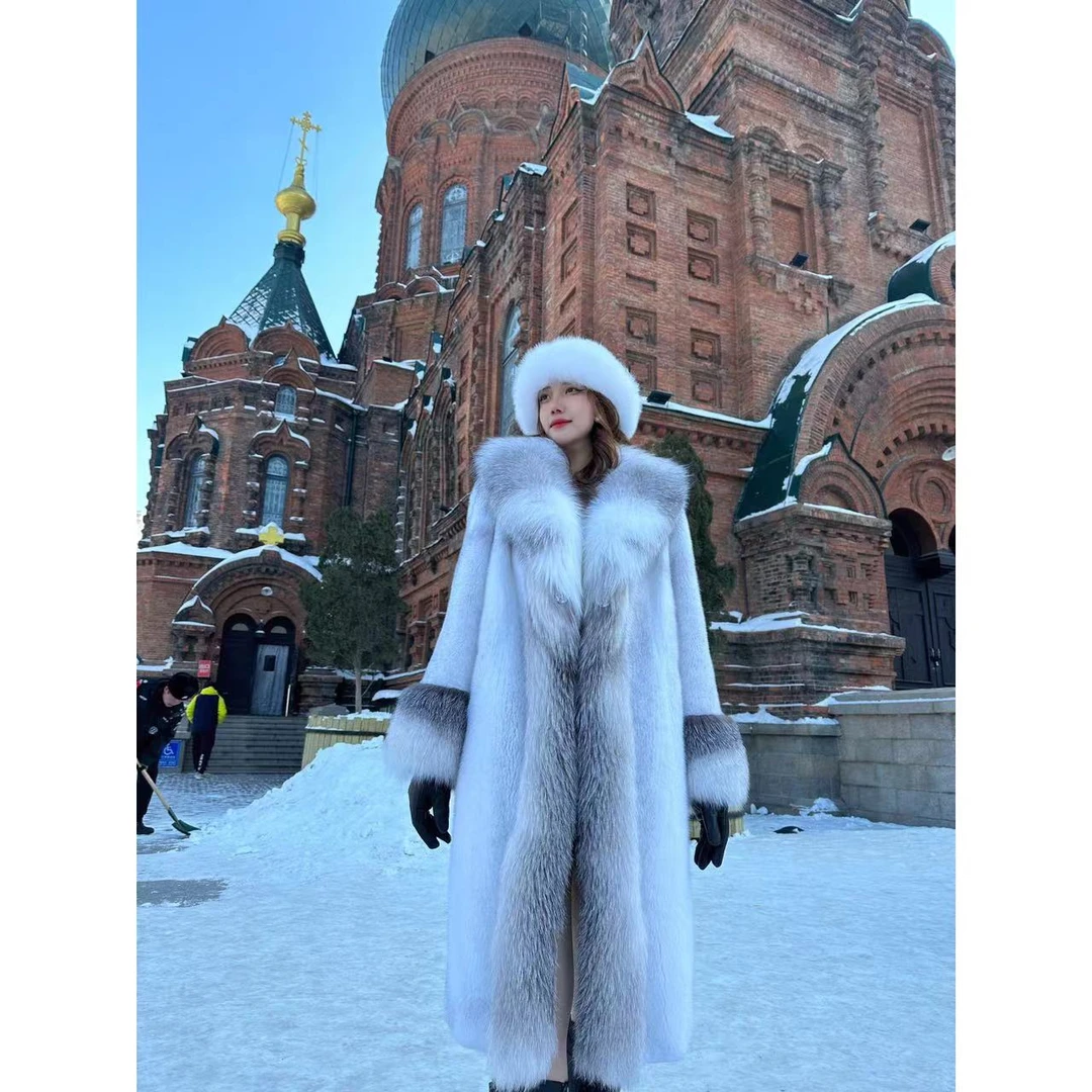 【漫天星辰】 典藏级进口整貂银十字貂银十字狐高奢版100长水貂皮草