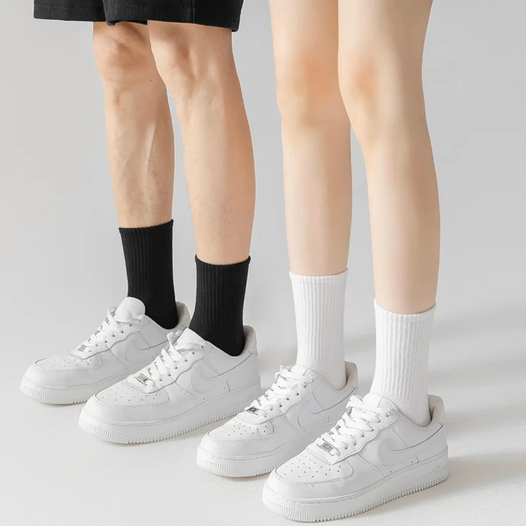 男女通款袜子秋冬季中筒袜子束腰防滑吸汗防臭袜不掉跟