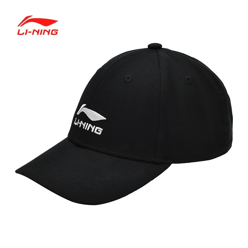 李宁（LI-NING）鸭舌帽男女款休闲防晒帽遮阳显脸小帽子羽毛球棒