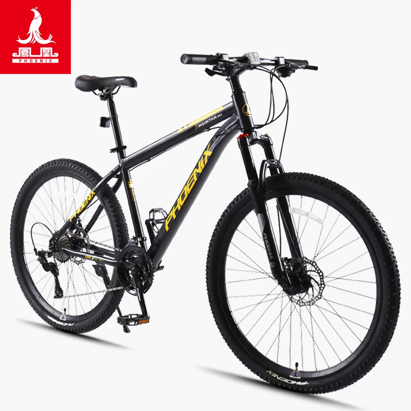 Phoenix/凤凰山地自行车男女式大学生全新青少年轻便公路越野单车