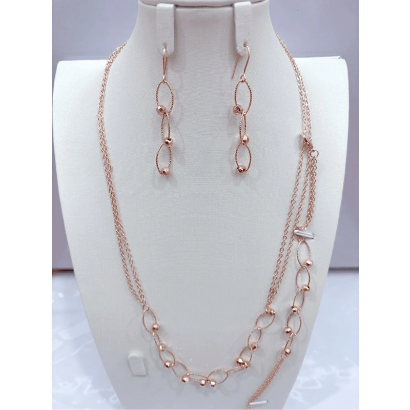 铜合金项链 034新款 新疆民族风 项链 手链 耳环 三件套