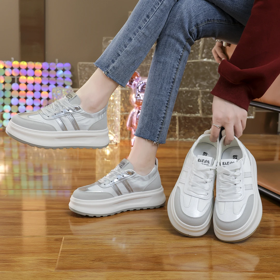 2024夏季新款厚底潮流百搭时尚休闲女鞋爆款德训鞋【达】