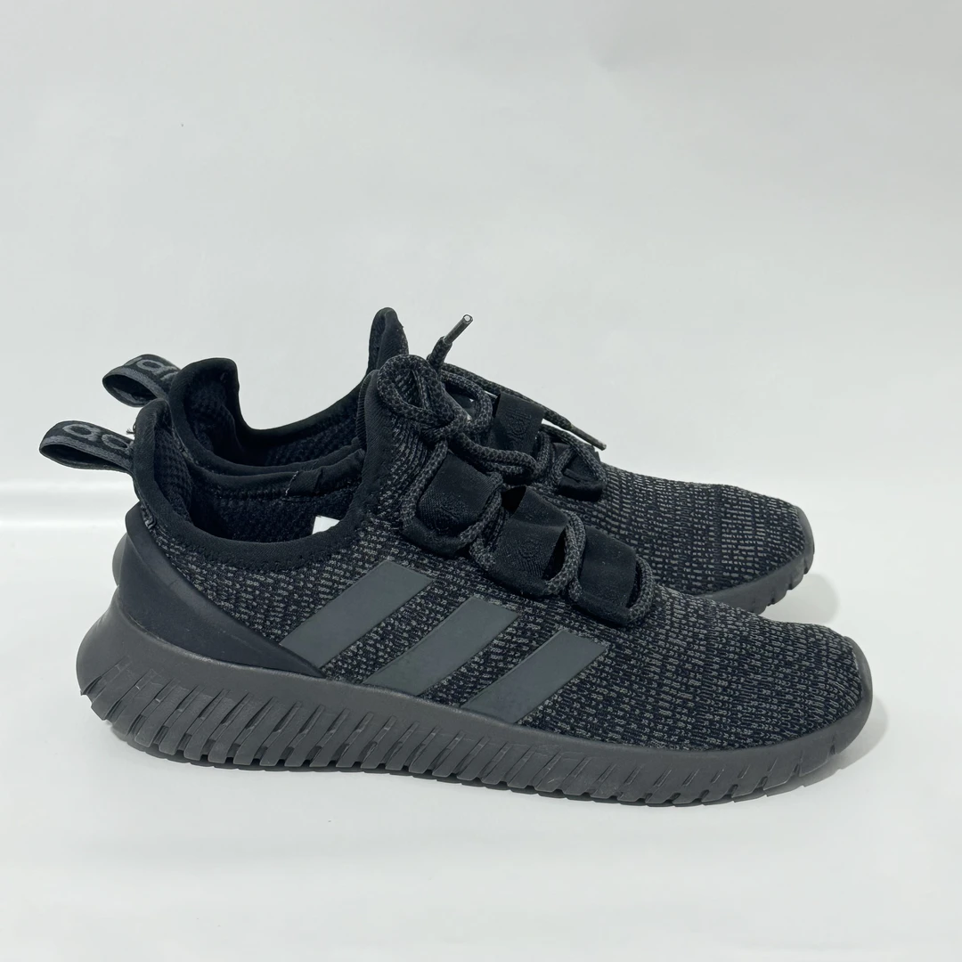 40码 adidas 轻便透气 舒适减震 防滑耐磨 运动休闲 跑鞋 黑 二手