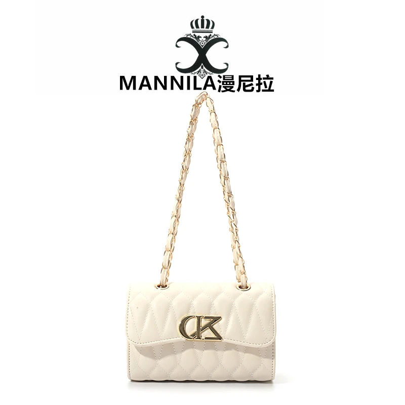 MANNILA/漫尼拉单肩小香风轻奢时尚女士腋下包5810