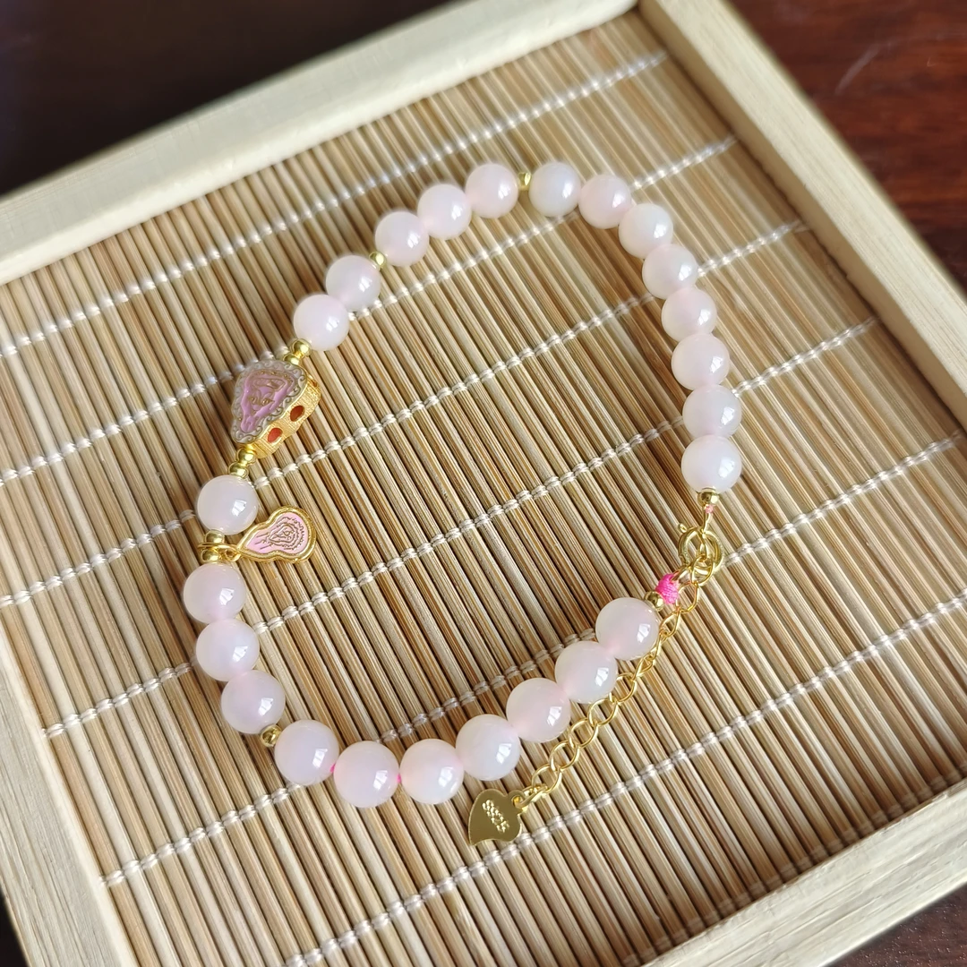 6mm藕粉手串 FGX018AJJ086