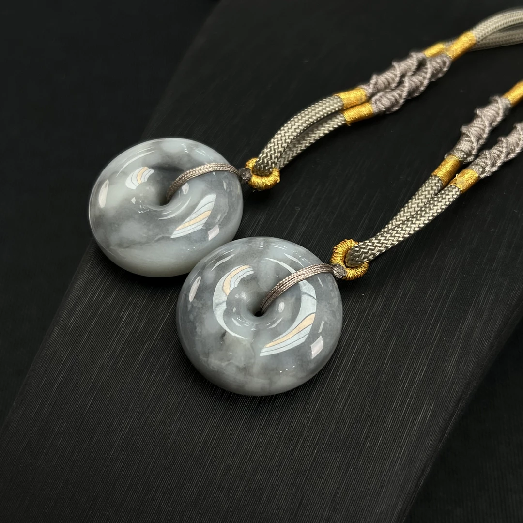 和田玉平安扣吊坠 29*11mm 多样性发其一 FGX025BHJ0823