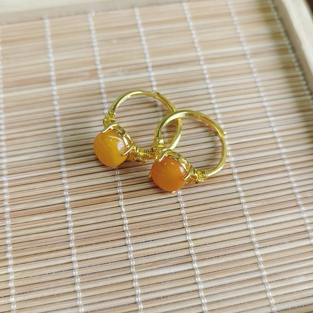 9*10mm蜜蜡戒指 FGM022H002