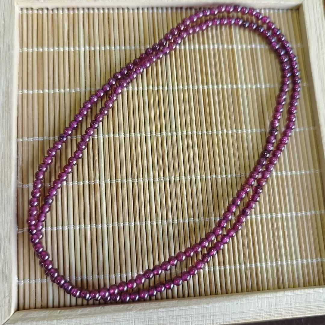 石榴石佛珠3mm FGX084AJ002