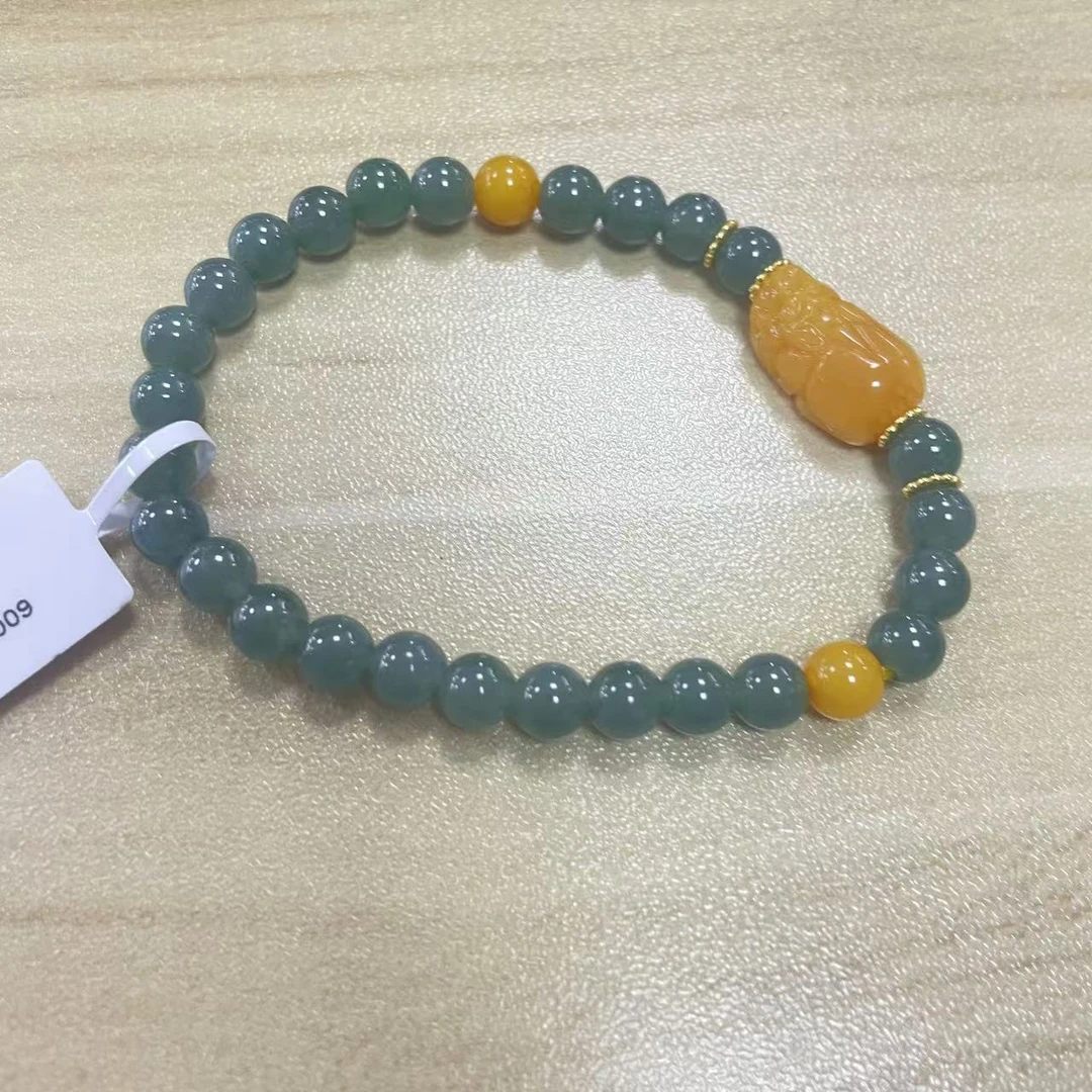 【封师兄珠宝】 翡翠单圈手串 6mm 多样性发其一 FGX010FH009