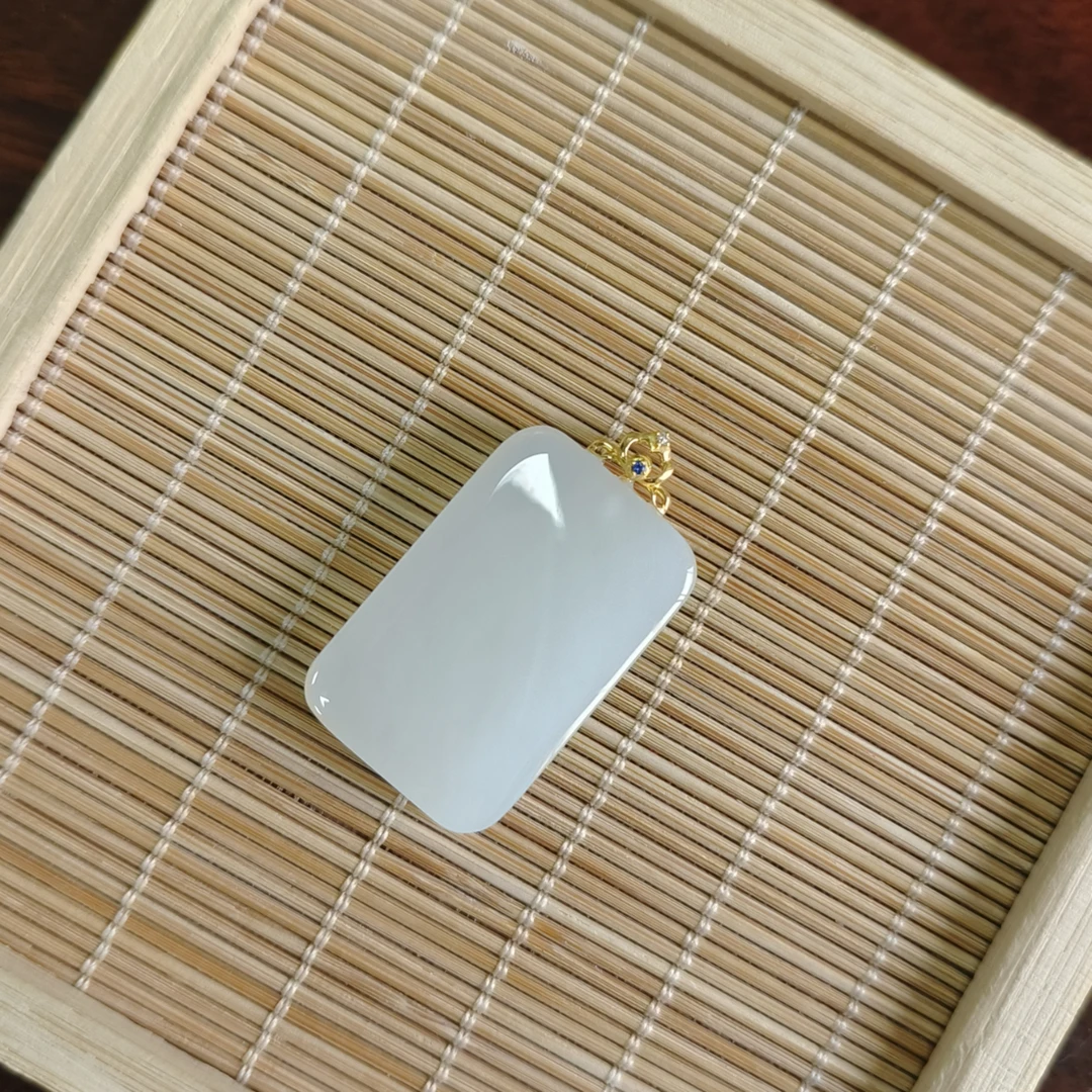 20*31mm18K晴水无事牌(多样性发一件）FGX062BCJ038