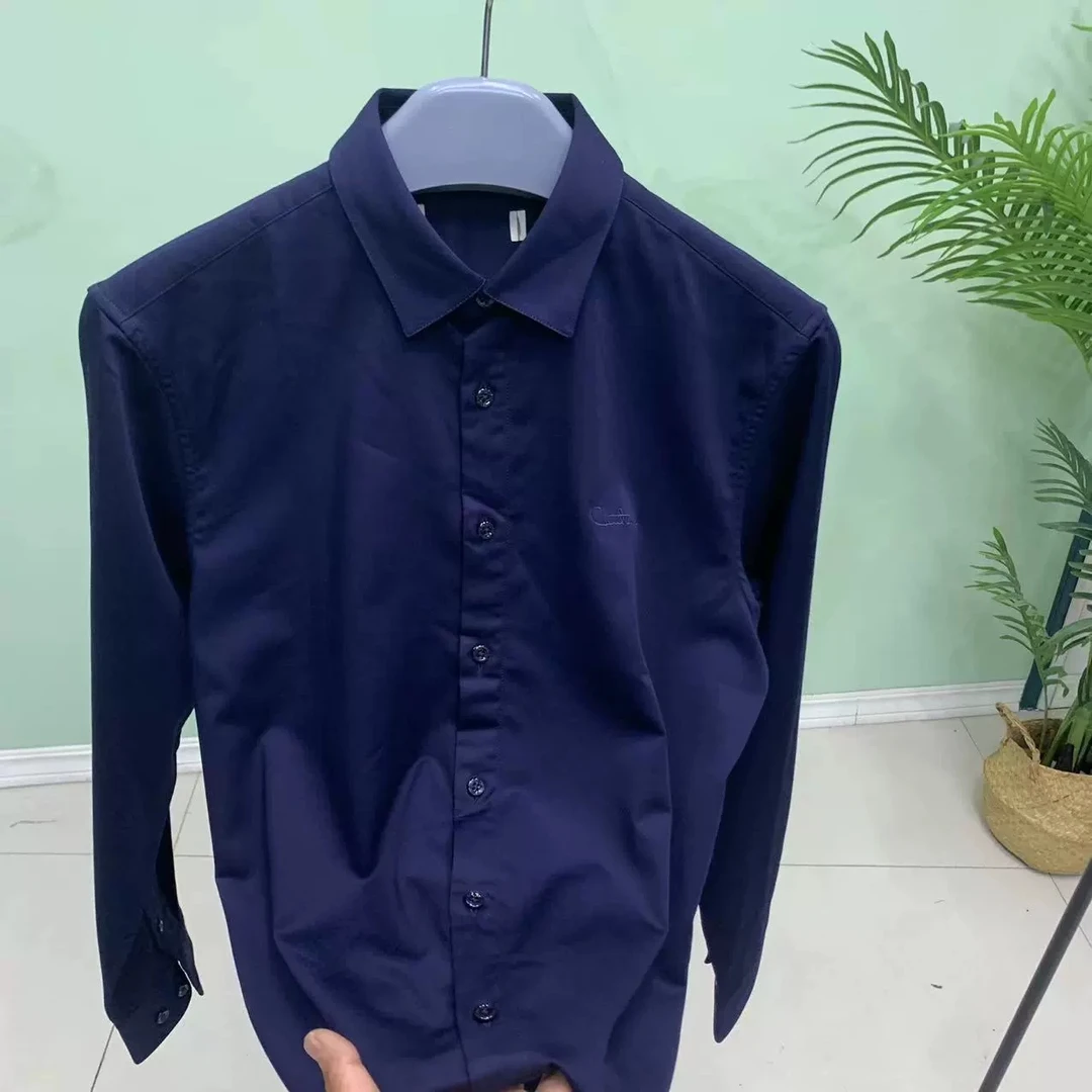 男式商务加薄保暖衬衫无商标和吊牌