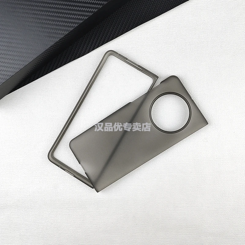 不发黄水晶硬壳适用于华为Mate X5 x3超薄透明简约防摔耐磨保护套