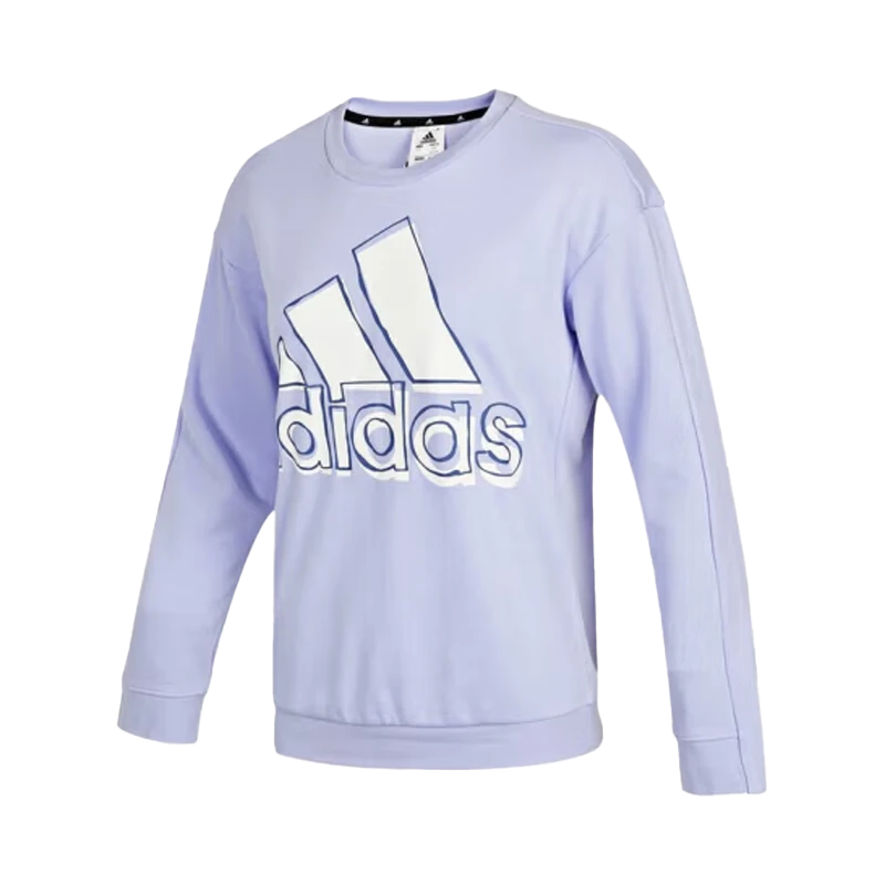 阿迪达斯（adidas）女款女装时尚生活舒适运动休闲圆领套头衫HB5106