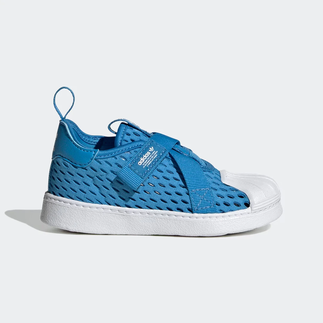 adidasSUPERSTAR 360 CF I 青少年透气软底运动鞋 HQ4052