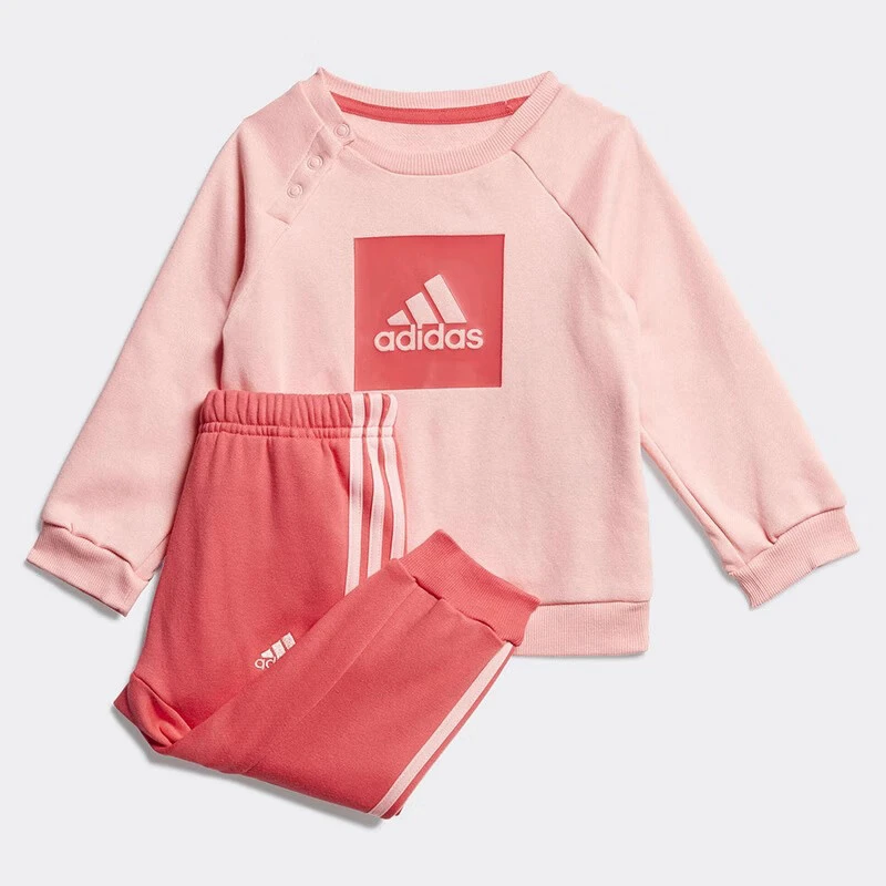 adidas/阿迪达斯婴幼童印花卫衣休闲运动套装 FM6390