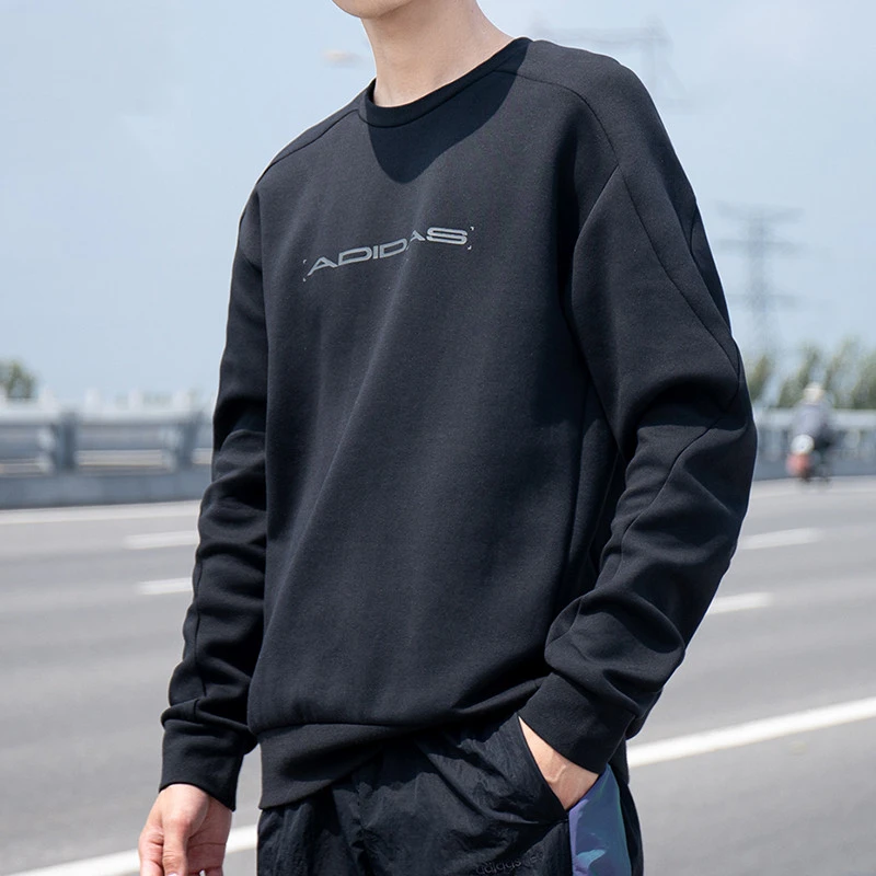 ADIDAS阿迪达斯TH ENG SWEAT冬季男款运动休闲针织圆领卫衣H39272